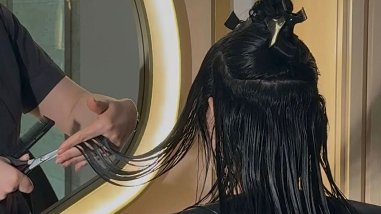 Hair styling station at Alma Beauty Center