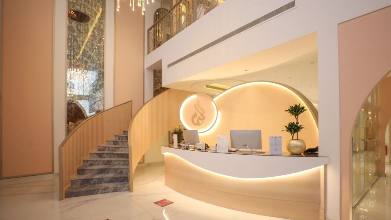 Alma Beauty Center reception lobby